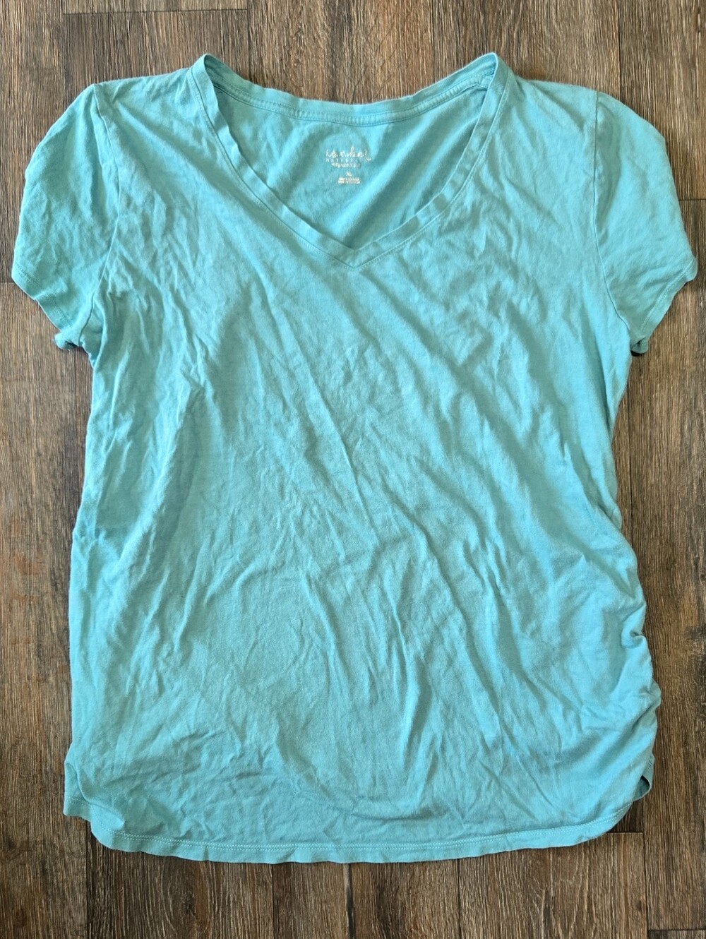 Isabel maternity short sleeve shirt women's size X-Large